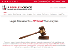 Tablet Screenshot of apeopleschoice.com